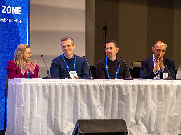 Photo of the panel at the 2024 Annual Meeting Mental Health Innovation Zone