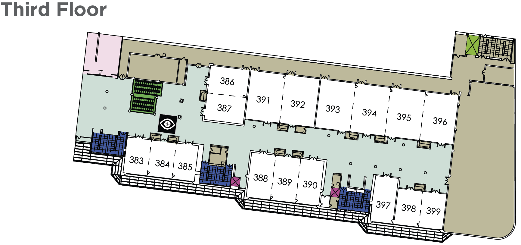 Third Floor Map of Morial Convention Center