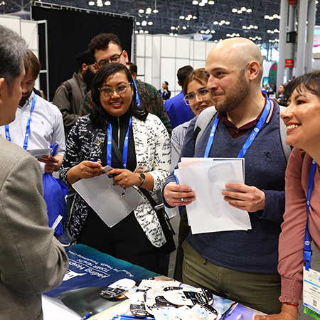 Photo of attendees at the Residency Fair at the 2024 Annual Meeting