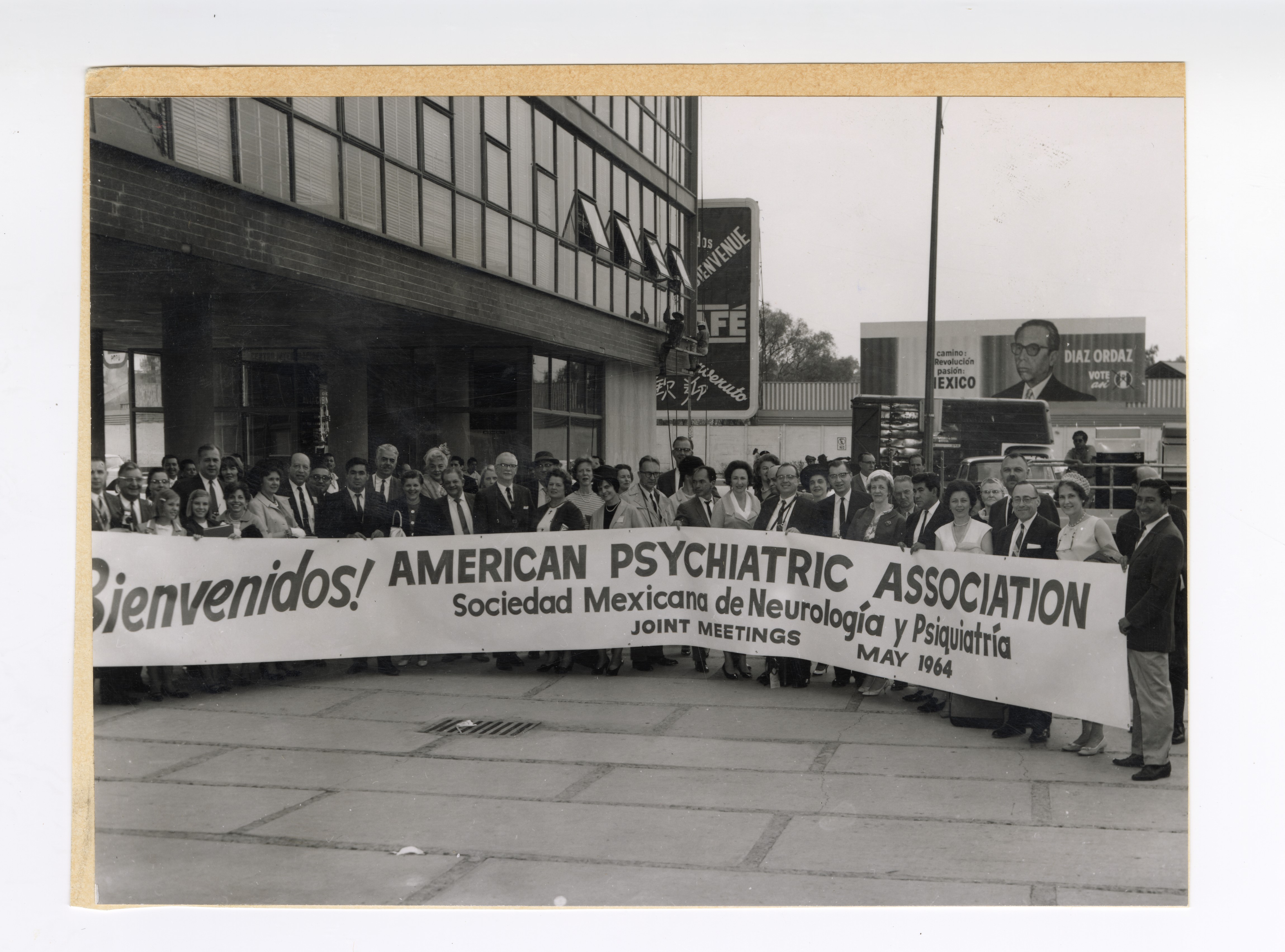 Participants in joint meeting of American Psychiatric Association and Sociedad Mexicana de Neurologia Psiquiatria May 1964