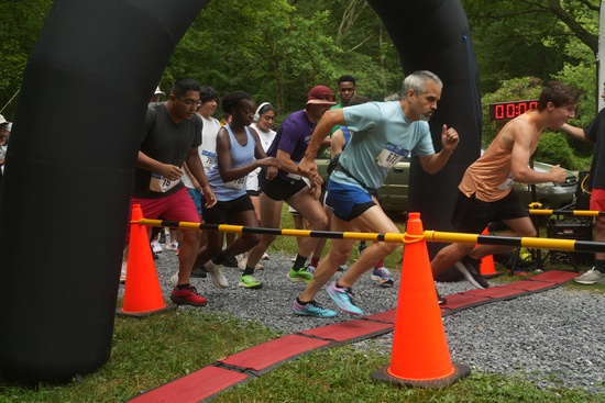 participants at the starting line for the 2024 Moore Equity in Mental Health 5K